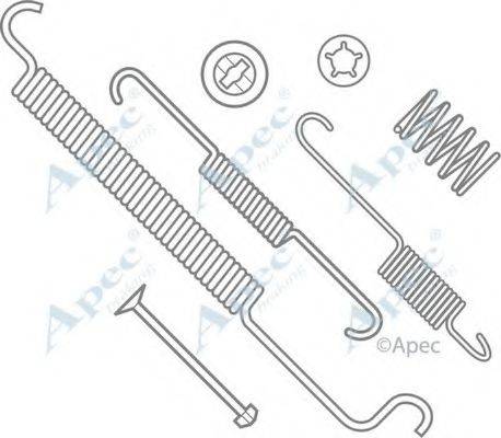 APEC BRAKING KIT789 Комплектуючі, гальмівна колодка