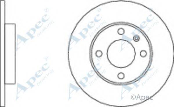 APEC BRAKING DSK232 гальмівний диск