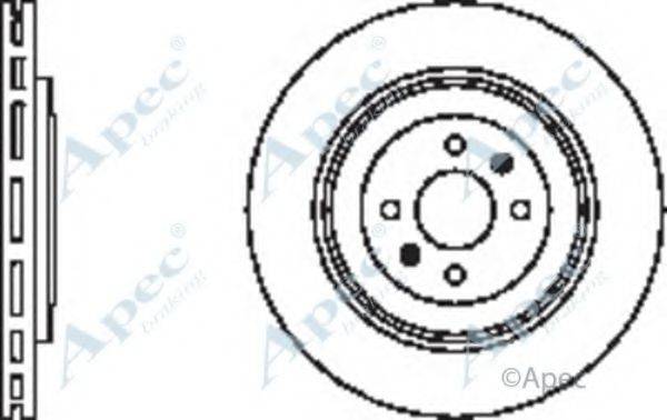 APEC BRAKING DSK2343 гальмівний диск