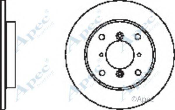 APEC BRAKING DSK2367 гальмівний диск