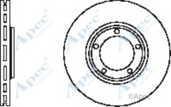 APEC BRAKING DSK2375 гальмівний диск