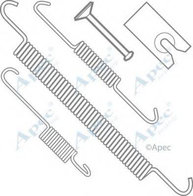 APEC BRAKING KIT803 Комплектуючі, гальмівна колодка