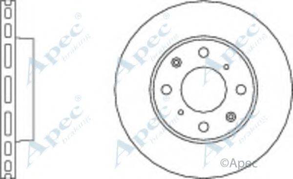 APEC BRAKING DSK240 гальмівний диск