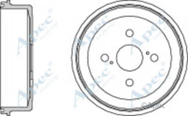 APEC BRAKING DRM9133 Гальмівний барабан