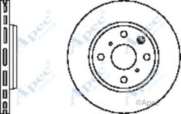 APEC BRAKING DSK2411 гальмівний диск