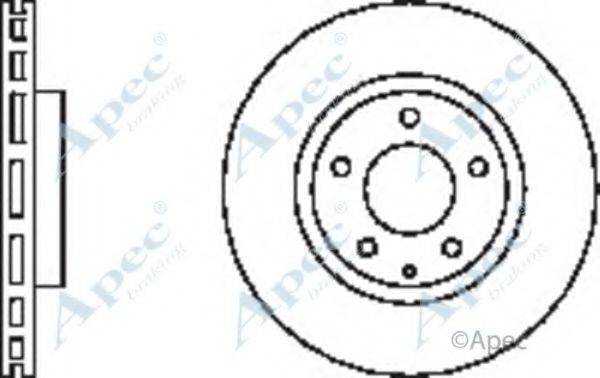 APEC BRAKING DSK2416 гальмівний диск