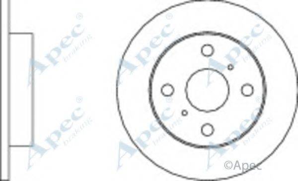 APEC BRAKING DSK245 гальмівний диск