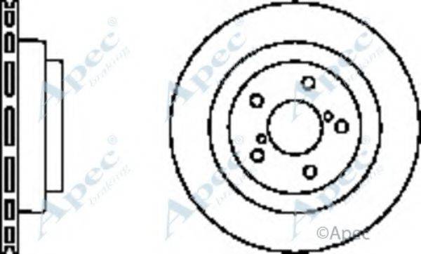 APEC BRAKING DSK2456 гальмівний диск