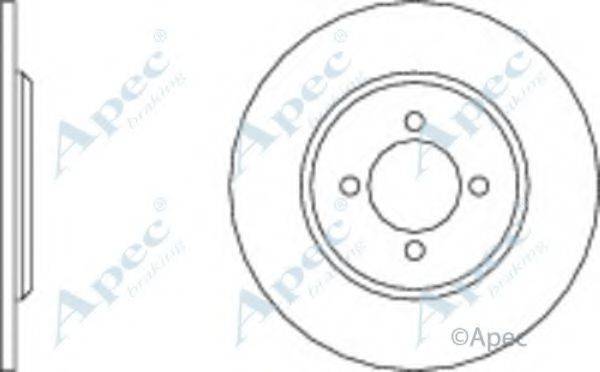 APEC BRAKING DSK107 гальмівний диск