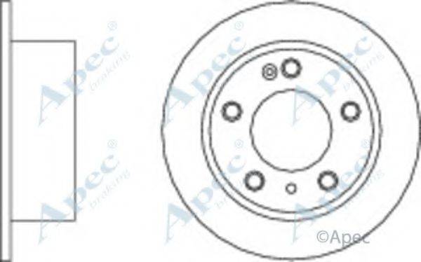 APEC BRAKING DSK138 гальмівний диск