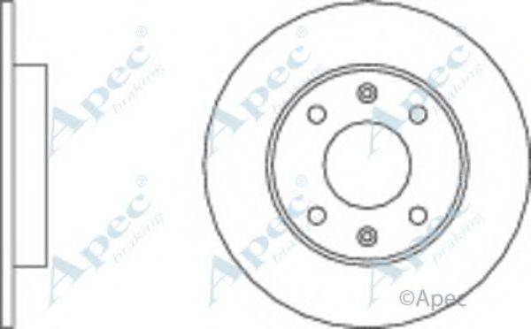 APEC BRAKING DSK182 гальмівний диск