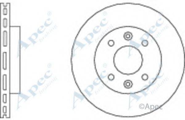 APEC BRAKING DSK199 гальмівний диск