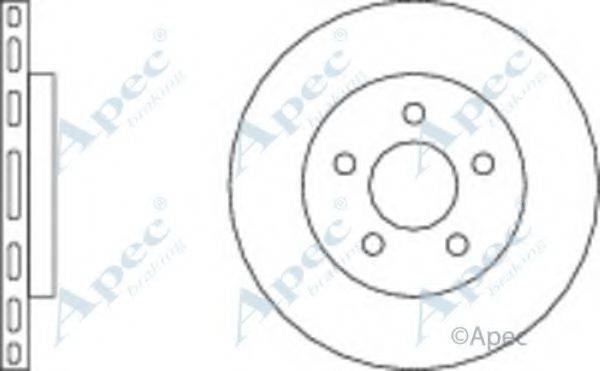 APEC BRAKING DSK2037 гальмівний диск