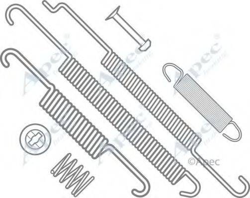 APEC BRAKING KIT874 Комплектуючі, гальмівна колодка