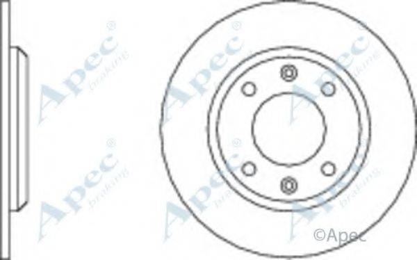 APEC BRAKING DSK205 гальмівний диск