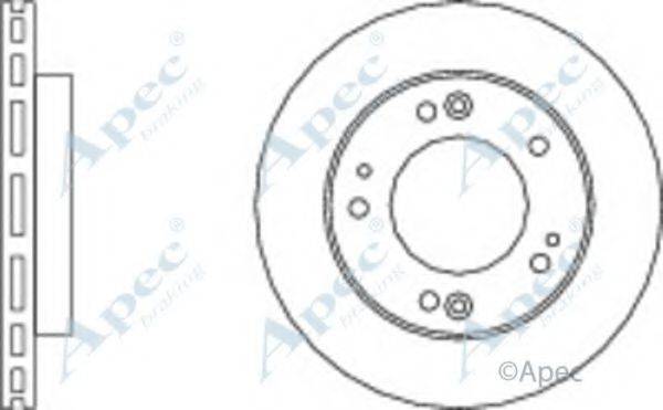 APEC BRAKING DSK2054 гальмівний диск