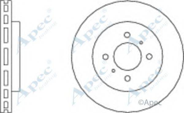 APEC BRAKING DSK2064 гальмівний диск