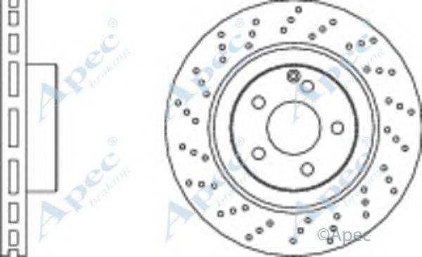 APEC BRAKING DSK2144 гальмівний диск