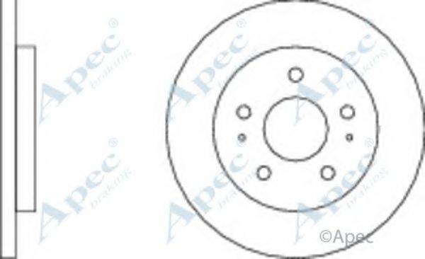 APEC BRAKING DSK2155 гальмівний диск