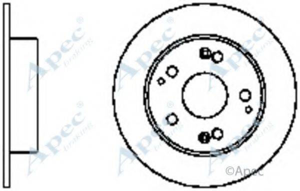 APEC BRAKING DSK2177 гальмівний диск