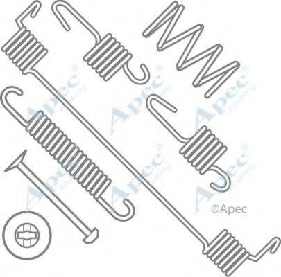 APEC BRAKING KIT957 Комплектуючі, гальмівна колодка