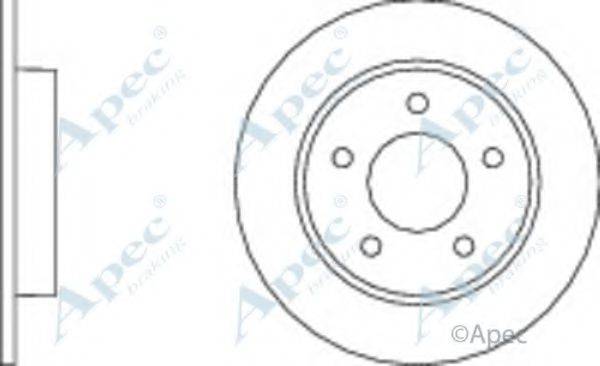 APEC BRAKING DSK2196 гальмівний диск