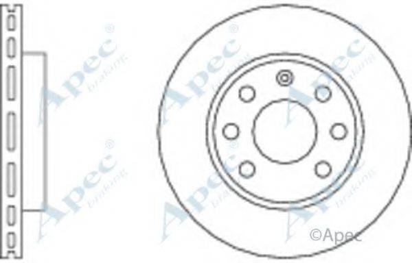 APEC BRAKING DSK221 гальмівний диск