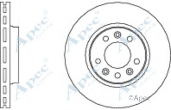 APEC BRAKING DSK2610 гальмівний диск