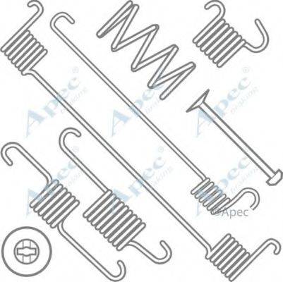 APEC BRAKING KIT962 Комплектуючі, гальмівна колодка