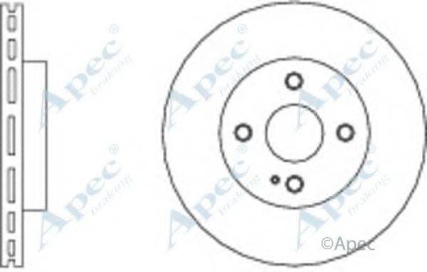 APEC BRAKING DSK2630 гальмівний диск