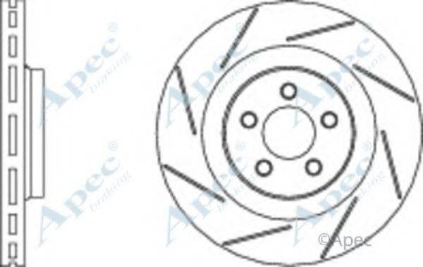 APEC BRAKING DSK2633 гальмівний диск