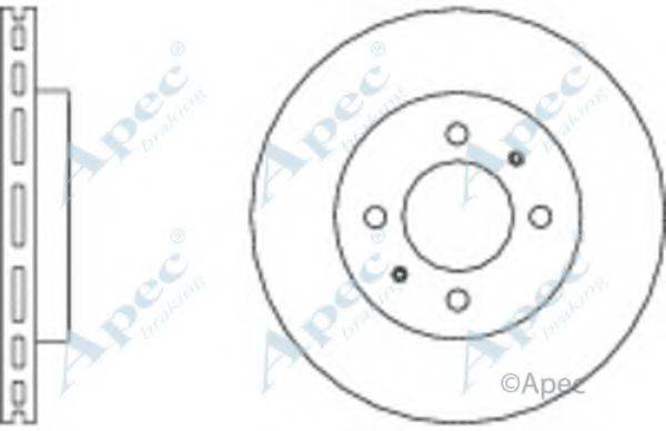 APEC BRAKING DSK2642 гальмівний диск