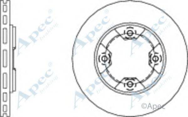 APEC BRAKING DSK273 гальмівний диск