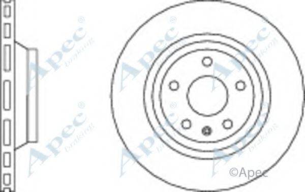 APEC BRAKING DSK2809 гальмівний диск