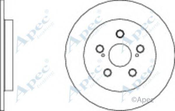 APEC BRAKING DSK2811 гальмівний диск