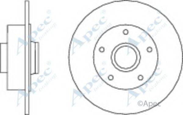 APEC BRAKING DSK2871 гальмівний диск