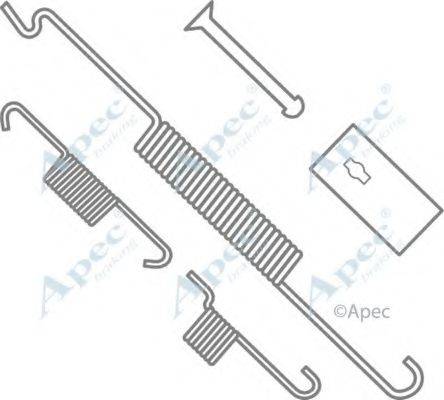 APEC BRAKING KIT2008 Комплектуючі, гальмівна колодка