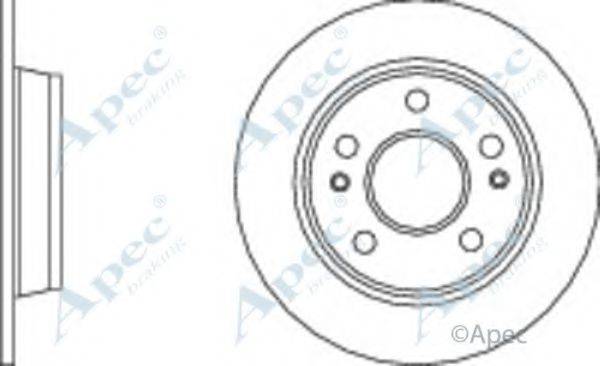 APEC BRAKING DSK2950 гальмівний диск