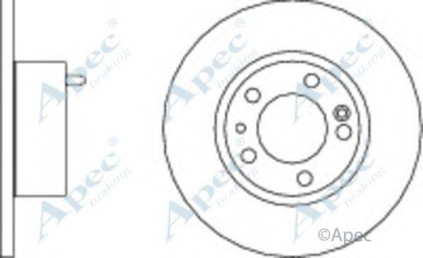 APEC BRAKING DSK296 гальмівний диск