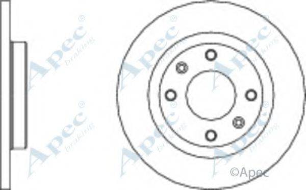 APEC BRAKING DSK2974 гальмівний диск