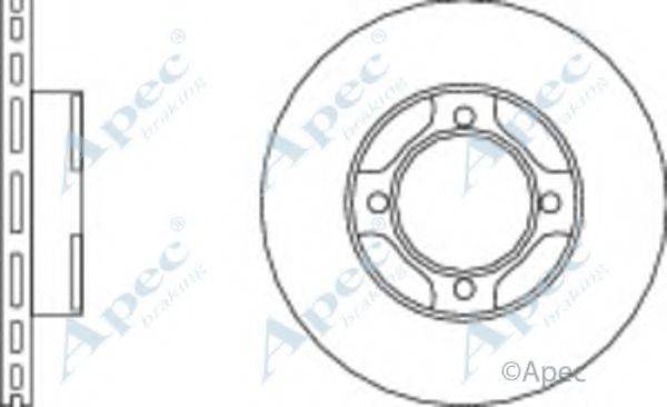 APEC BRAKING DSK324 гальмівний диск