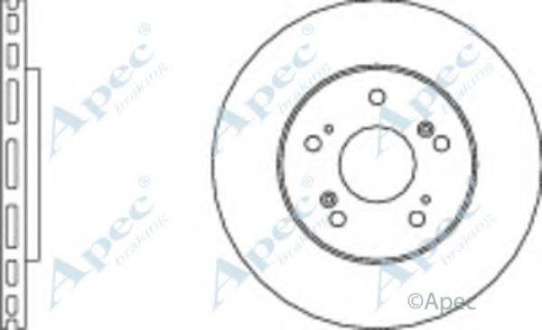 APEC BRAKING DSK326 гальмівний диск