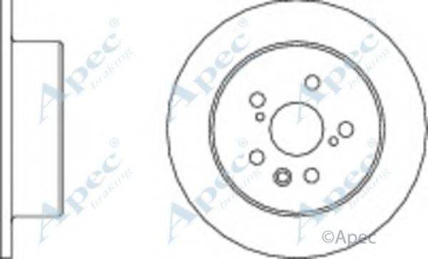 APEC BRAKING DSK361 гальмівний диск