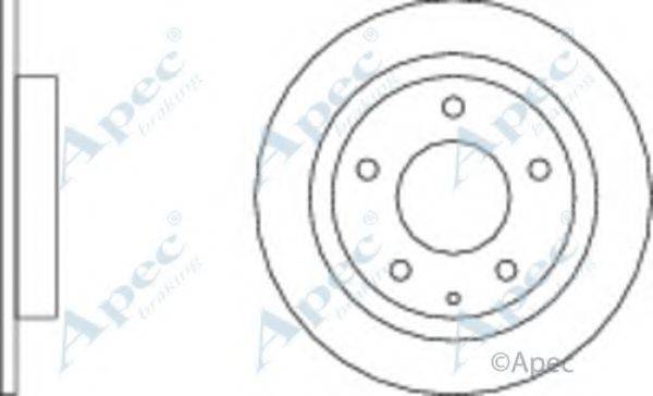 APEC BRAKING DSK370 гальмівний диск