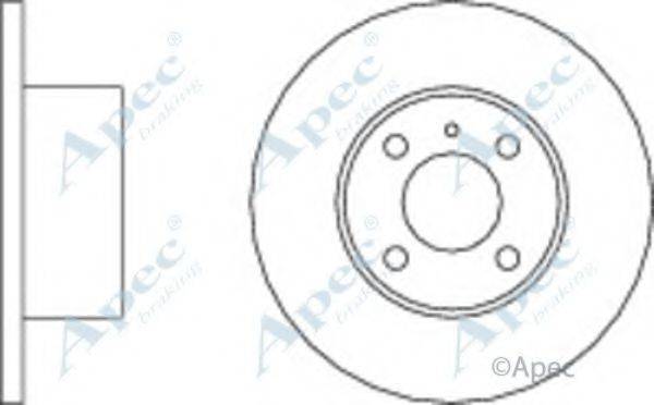 APEC BRAKING DSK510 гальмівний диск