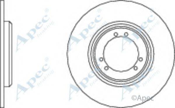 APEC BRAKING DSK566 гальмівний диск