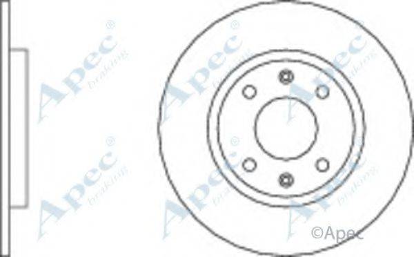 APEC BRAKING DSK583 гальмівний диск