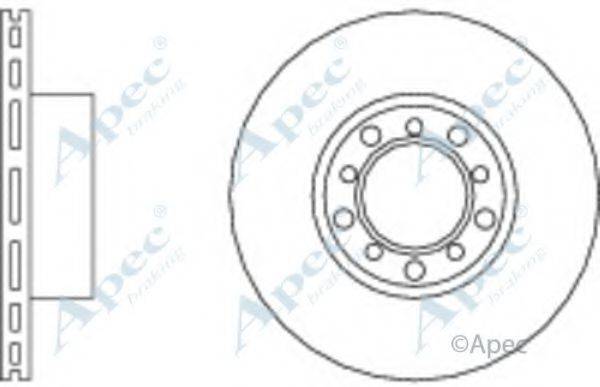 APEC BRAKING DSK593 гальмівний диск