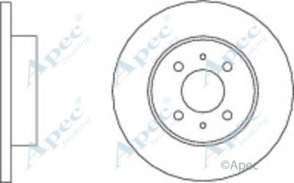 APEC BRAKING DSK603 гальмівний диск