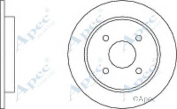 APEC BRAKING DSK607 гальмівний диск